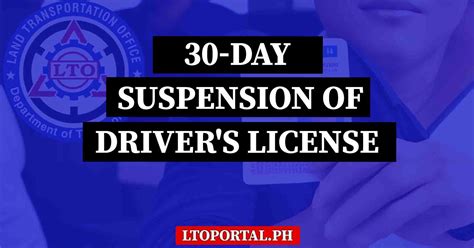 TTY (800) 492-4575. . A 30 days suspension of the drivers license shall be imposed if